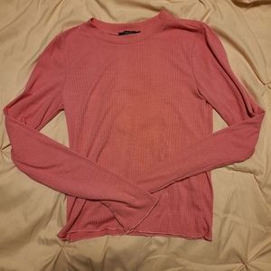 Pink long sleeve top